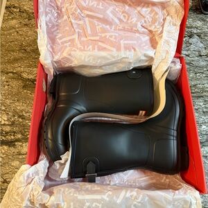 Black Tall Rain Boots